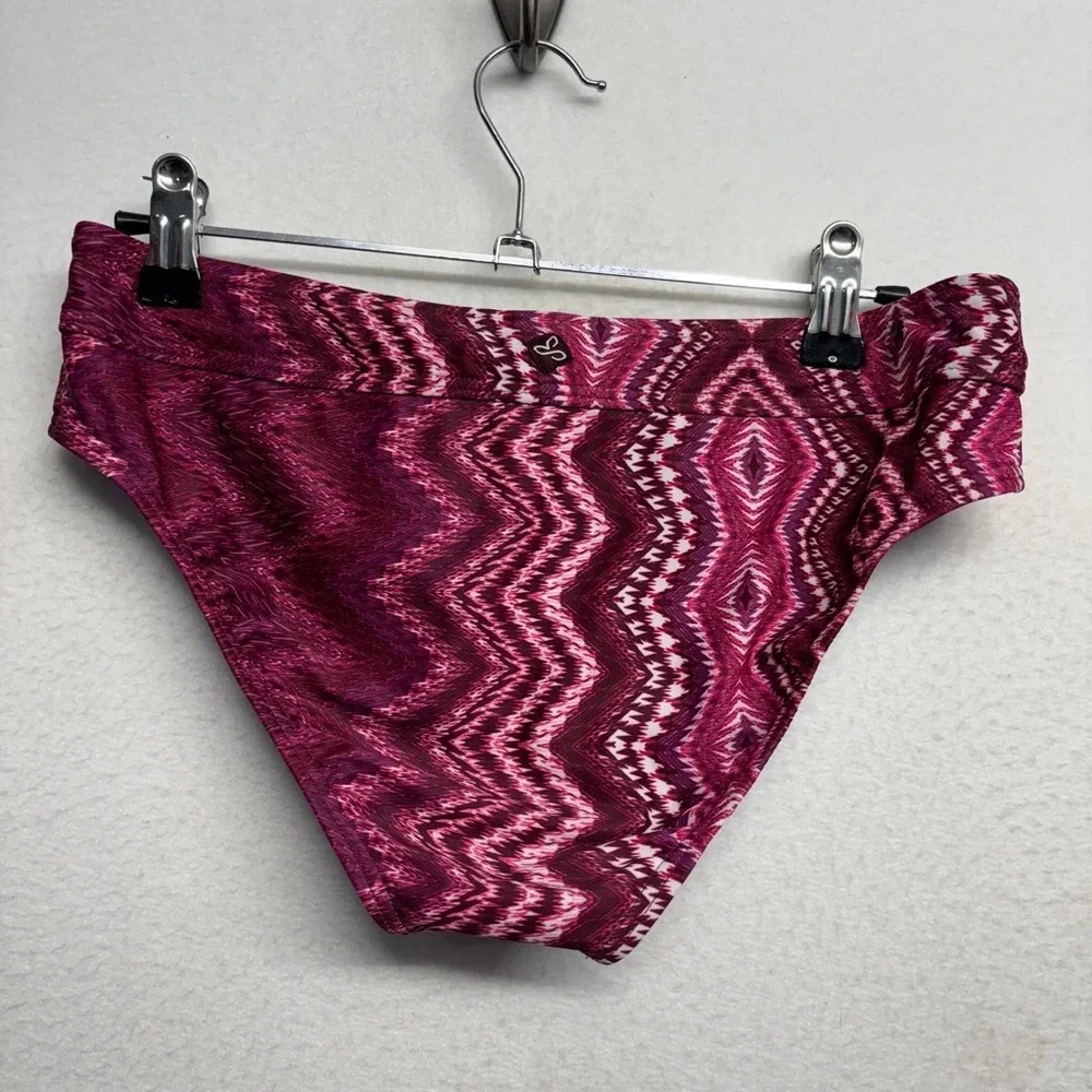 NWT Prana Ramba Swim Bikini Bottom Wine Adrie Red‎ S